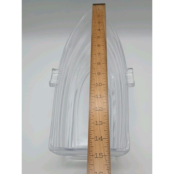 Godinger Crystal Nautilus Serving Bowl Shannon Row Boat - Picture 3 of 7